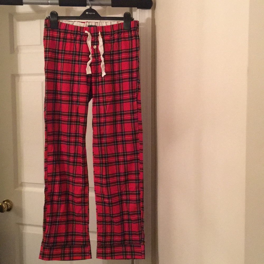 Jcrew plaid pajama pants *never worn*